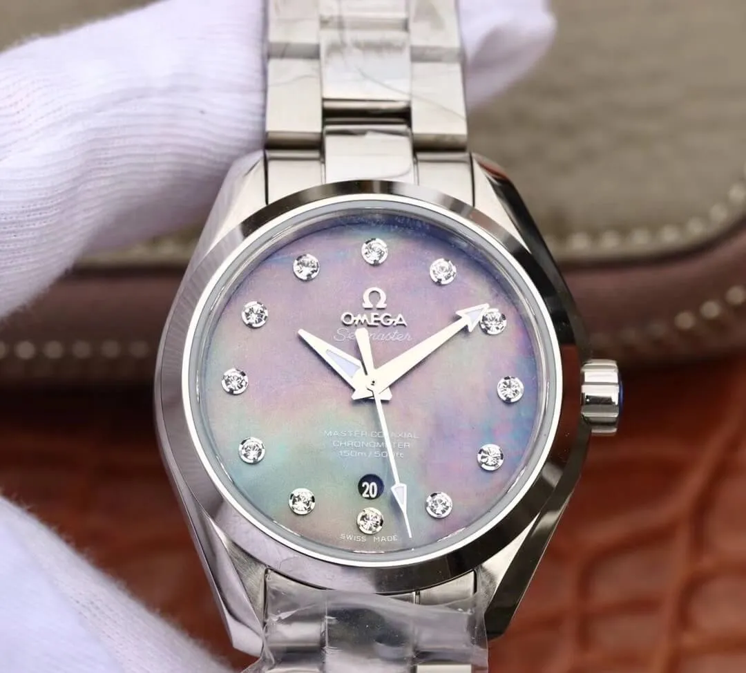 Omega Seamaster 231.10.34.20.57.001 Aqua Terra 150M 3S Factory 1:1 Best Edition Replica Watch Stainless Steel Strap
